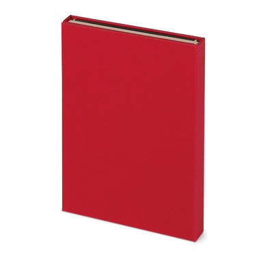 Записная книжка с клеящейся бумаг., шариковой руч., 2 каранд., цвет красный - 53428-105- Фото №2