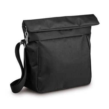 Плечова сумка з поліестеру, 600D, колір чорний - 72465-103- Фото №2