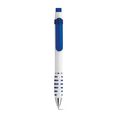 Пластиковая шариковая ручка, синие чернила, цвет синий - 13925-114- Фото №2
