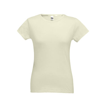 SOFIA. Женская футболка, цвет пастельно-желтый  размер L - 30106-158-L- Фото №1