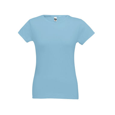 SOFIA. Женская футболка, цвет пастельно-голубой  размер L - 30106-164-L- Фото №1
