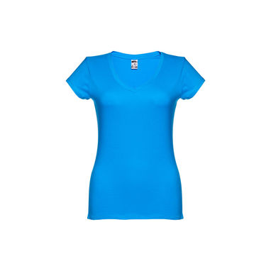 ATHENS WOMEN. Жіноча футболка, колір колір морської хвилі  розмір L - 30118-154-L- Фото №1