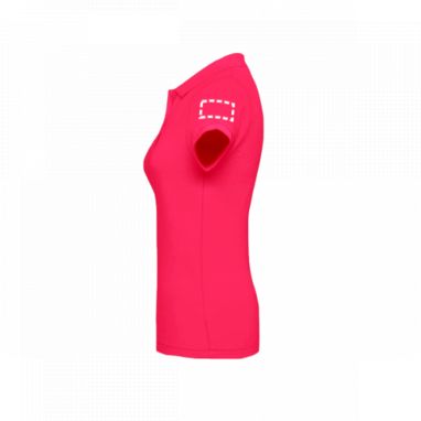 EVE. Женское поло, цвет розовый  размер L - 30135-102-L- Фото №5