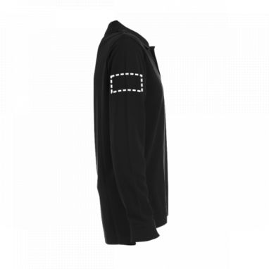 BERN. Мужское поло с длинным рукавом, цвет черный  размер 3XL - 30143-103-3XL- Фото №7