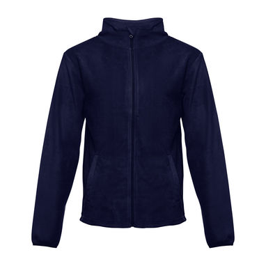 HELSINKI. Чоловіча флісова куртка з блискавкою, колір темно-синій  розмір L - 30164-134-L- Фото №1