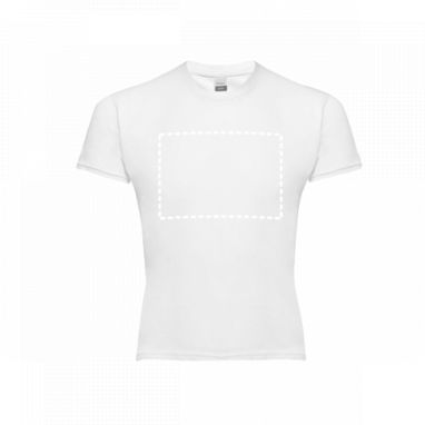 QUITO. Детская футболка унисекс, цвет белый  размер 10 - 30168-106-10- Фото №2