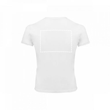 QUITO. Детская футболка унисекс, цвет белый  размер 10 - 30168-106-10- Фото №7