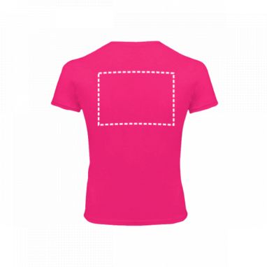 QUITO. Детская футболка унисекс, цвет розовый  размер 10 - 30169-102-10- Фото №7