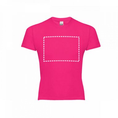 QUITO. Детская футболка унисекс, цвет розовый  размер 2 - 30169-102-2- Фото №2