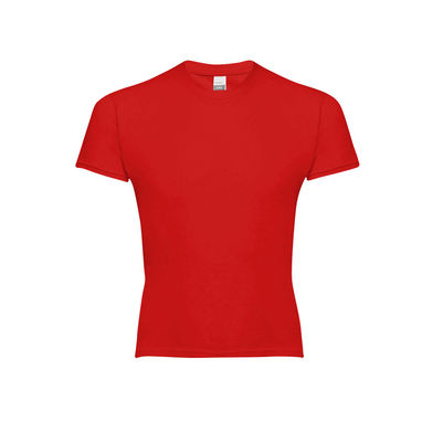 QUITO. Детская футболка унисекс, цвет красный  размер 2 - 30169-105-2- Фото №1