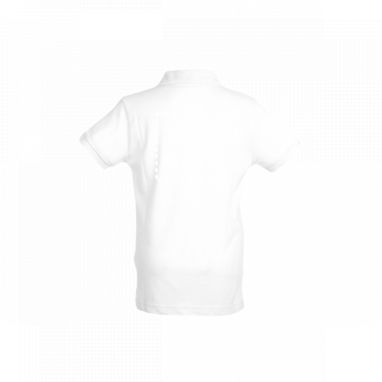 ADAM KIDS. Детская футболка-поло унисекс, цвет белый  размер 10 - 30172-106-10- Фото №8