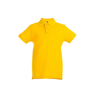 ADAM KIDS. Детская футболка-поло унисекс, цвет желтый  размер 10 - 30173-108-10- Фото №1