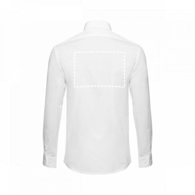 BATALHA. Мужская рубашка popeline, цвет белый  размер L - 30212-106-L- Фото №6