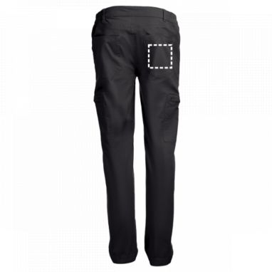 TALLINN. Мужские рабочие брюки, цвет черный  размер 3XL - 30247-103-3XL- Фото №2