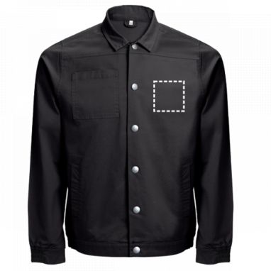 BRATISLAVA. Мужская рабочая куртка, цвет черный  размер XXL - 30248-103-XXL- Фото №3
