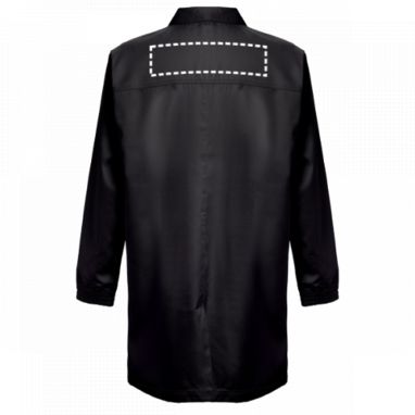 MINSK. Рабочий халат унисекс, цвет черный  размер 3XL - 30249-103-3XL- Фото №3