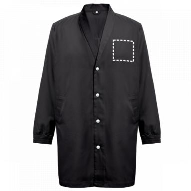 MINSK. Рабочий халат унисекс, цвет черный  размер 3XL - 30249-103-3XL- Фото №4