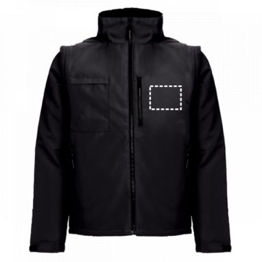 ASTANA. Робоча куртка унісекс утеплена, колір чорний  розмір 3XL - 30251-103-3XL- Фото №4