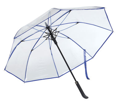 Зонт автоматический VIP, цвет прозрачный, синий - 56-0103400- Фото №1