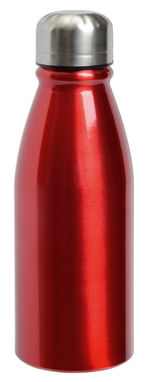 Пляшка алюмінієва FANCY, колір червоний, сріблястий - 56-0304283- Фото №1