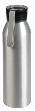 Пляшка алюмінієва COLOURED, колір сірий - 56-0304425- Фото №1