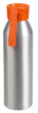 Пляшка алюмінієва COLOURED, колір помаранчевий - 56-0304429- Фото №1