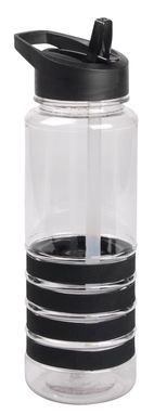 Пляшка спортивна CONDY, колір прозорий, чорний - 56-0304460- Фото №1