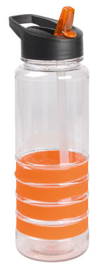 Пляшка спортивна CONDY, колір помаранчевий, прозорий - 56-0304465- Фото №1
