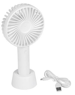 Ручной вентилятор BOOST, цвет белый - 56-0406300- Фото №1