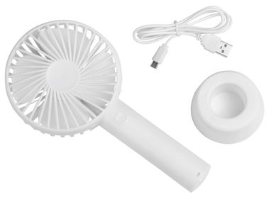 Ручний вентилятор BOOST, колір білий - 56-0406300- Фото №2