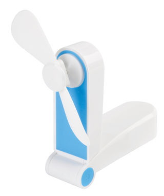Вентилятор кишеньковий MISTRAL, колір білий, синій - 56-0406325- Фото №1