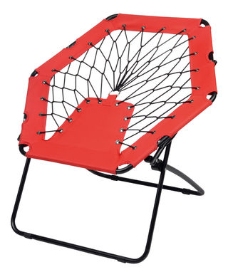 Банджі-стілець CHILL OUT, колір червоний, чорний - 56-0603519- Фото №1