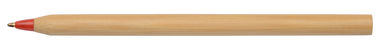 Ручка шариковая бамбуковая ESSENTIAL, цвет коричневый, красный - 56-1101939- Фото №1