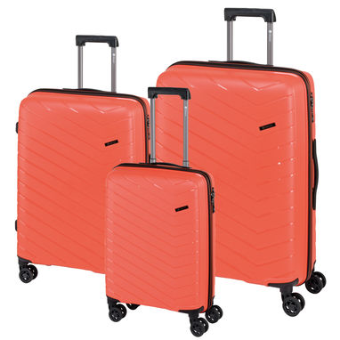 Набір валіз ORLANDO, колір помаранчевий - 56-2210007- Фото №1