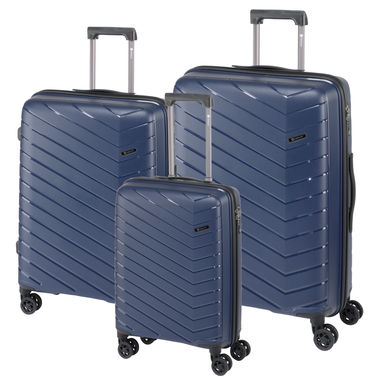 Набор чемоданов ORLANDO, цвет синий - 56-2210009- Фото №1
