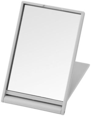 Карманное зеркало с серебряной пластиковой крышкой - 12607702- Фото №1
