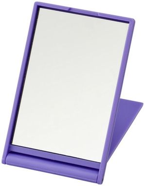 Карманное зеркало с сиреневой пластиковой крышкой - 12607703- Фото №1
