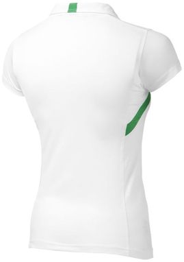 Жіноча сорочка поло Lob Cool fit, колір білий з зеленим  розмір S - XXL - 33095625- Фото №2