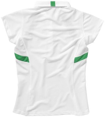 Жіноча сорочка поло Lob Cool fit, колір білий з зеленим  розмір S - XXL - 33095625- Фото №4
