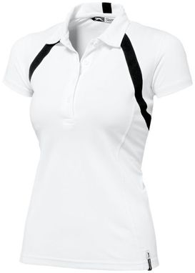 Жіноча сорочка поло Lob Cool fit, колір білий з чорним  розмір S - XXL - 33095995- Фото №1