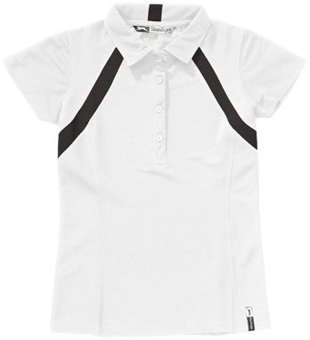 Жіноча сорочка поло Lob Cool fit, колір білий з чорним  розмір S - XXL - 33095995- Фото №3