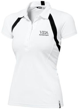 Жіноча сорочка поло Lob Cool fit, колір білий з чорним  розмір S - XXL - 33095995- Фото №4