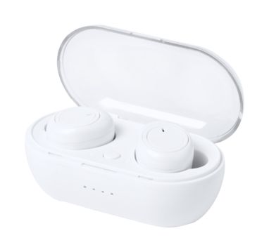 Навушники з Вluetooth Merkus, колір білий - AP721362-01- Фото №7