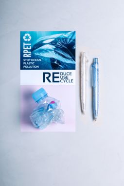 Ручка шариковая Tinzo, цвет синий - AP721425-06- Фото №5