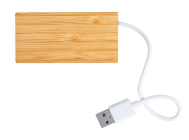 Хаб USB Revolt, колір натуральний - AP721509- Фото №2