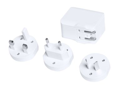 Зарядний пристрій з USB дорожнє Duban, колір білий - AP721588-01- Фото №4