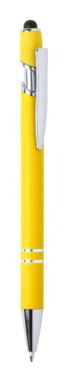 Ручка-стилус шариковая  Lekor, цвет желтый - AP721601-02- Фото №1