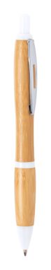 Ручка шариковая  бамбуковая Dafen, цвет белый - AP721603-01- Фото №1