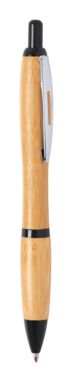Ручка шариковая бамбуковая Dafen, цвет черный - AP721603-10- Фото №1