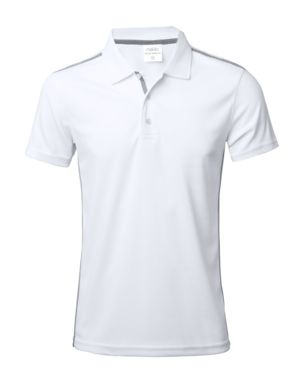Рубашка поло спортивная Tecnic Barclex, цвет белый  размер L - AP721640-01_L- Фото №1